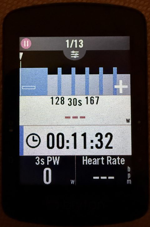 30 second average: 30s label between the targets